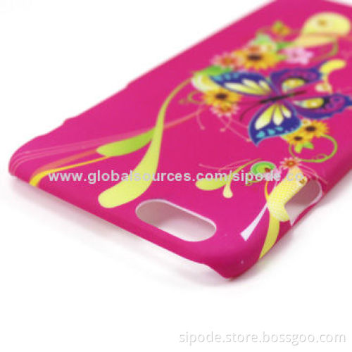 Customized hard PC cases for iPhone 6 with rubber coating